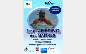 Programme 1er meeting maîtres