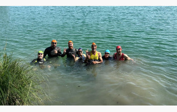 Première sortie en eau libre