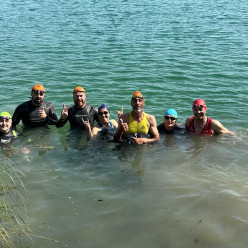Première sortie en eau libre